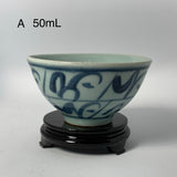 Old Style Blue and White Tea Cup (7 styles)