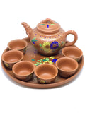 Vintage Red Clay Tea Set (70s-80s)