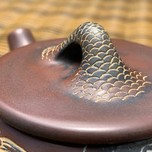 Qinzhou Nixing Relief Dragon Teapot, 230mL