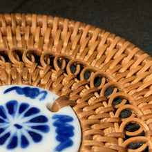 Woven Coaster with Porcelain