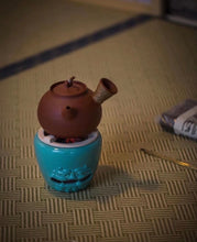 Turquoise Stove Tea Set of Jingdezhen