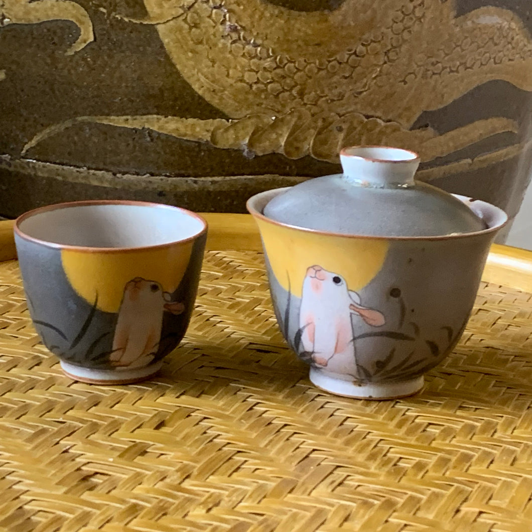 Rabbit Moon Gaiwan and Teacup Set