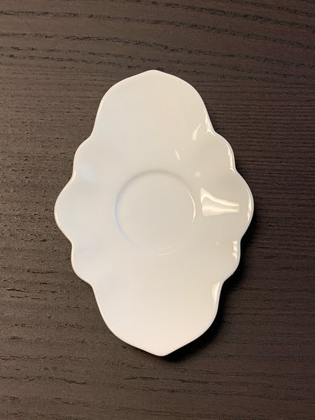 White porcelain coaster