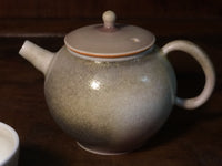 Handmade Soda-GlaZed Teapot and Cups