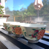 Jingdezhen Octagonal Retro Teacups 40mL