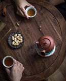 Turquoise Stove Tea Set of Jingdezhen