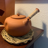 Chaozhou Red Clay Sha Diao 砂銚 “Pinched” (Kettle), 450mL