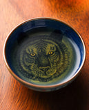 Wood-fired Qinghua Teacup Tiger Poem Lao Taoni, 85mL