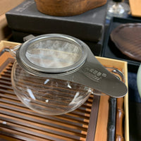 Stainless Steel Tea Strainer w/ stand