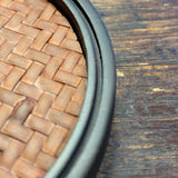 Ebony and Rattan Coaster