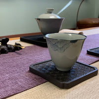 Lotus Pattern Gaiwan and Cups (3)