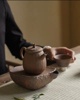 Aged Rough Clay Tea Tray