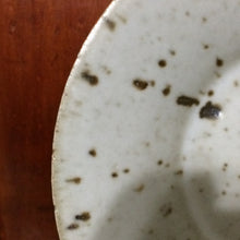 White pitted glaze saucer (coaster)