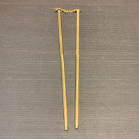 Brass Chopsticks and Cattail Fan