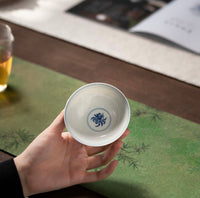 Doucai Eight Immortals Tea Cup