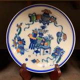 Hand painted Jingdezhen 14cm plate