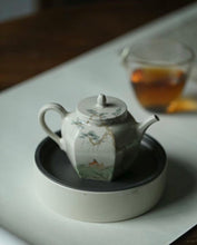 Hexagonal Handpainted Jingdezhen Teapot
