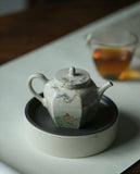 Hexagonal Handpainted Jingdezhen Teapot