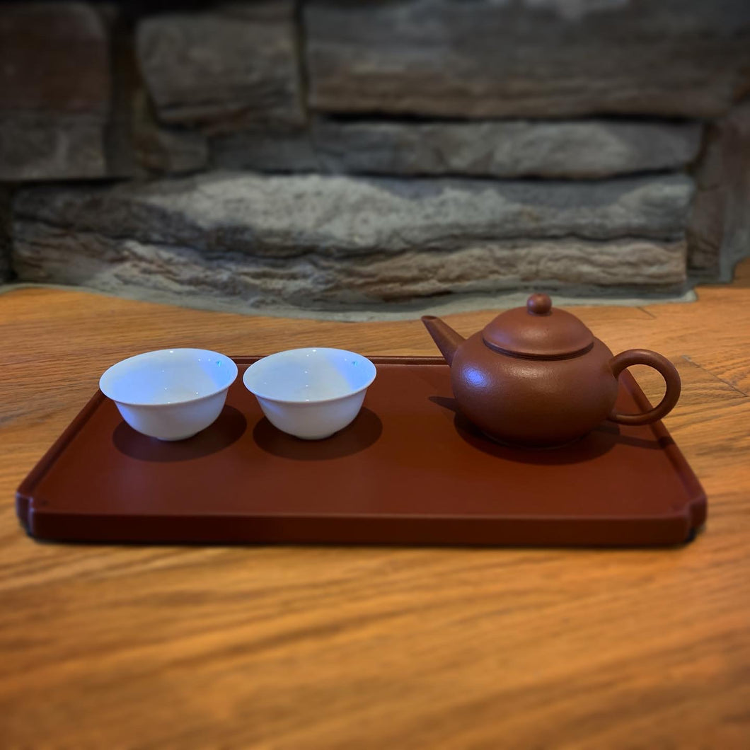 Red Clay Tea Tray