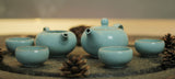 Jun Kiln Sky Blue Glaze Tea Set