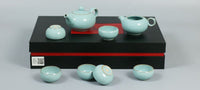 Jun Kiln Sky Blue Glaze Tea Set